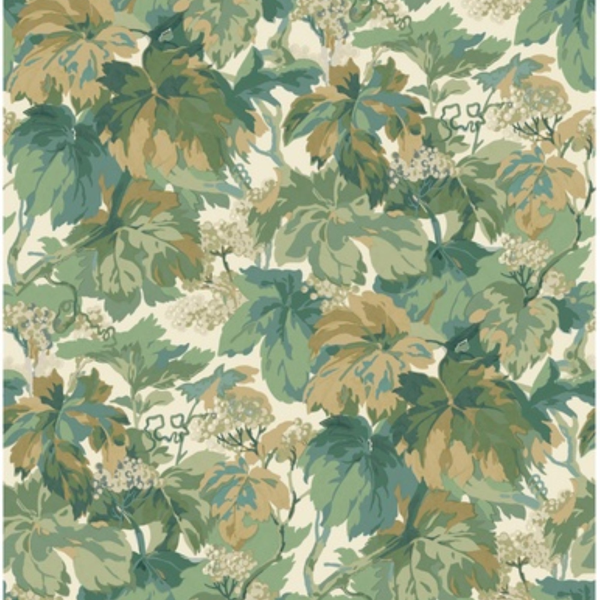 FG123.S16 Country Walk Emerald Country Walk Wallpaper by Mulberry Home