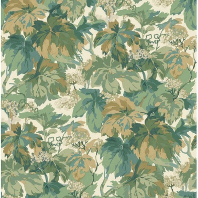 FG123.S16 Country Walk Emerald Country Walk Wallpaper by Mulberry Home