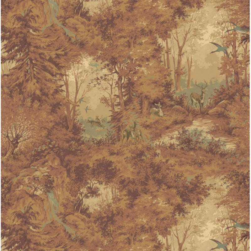 FG124.M16 Mulberry Woodland Autumn Country Walk Wallpaper by Mulberry 