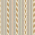 Newport Stripe Blue/Sand Country Walk Wallpaper by Mulberry Home