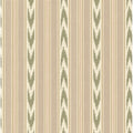 Newport Stripe Lovat Country Walk Wallpaper by Mulberry Home