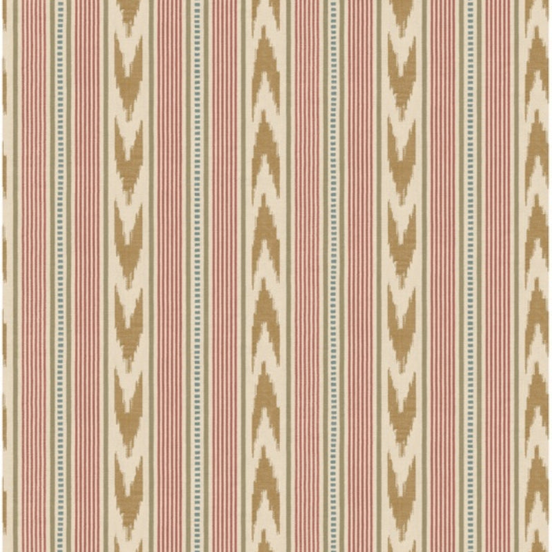 FG127.V92 Newport Stripe Old Red/Sand Country Walk Wallpaper by Mulber