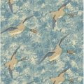 Forest Ducks Blue Country Walk Wallpaper by Mulberry Home