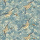 FG128.H101 Forest Ducks Blue Country Walk Wallpaper by Mulberry Home
