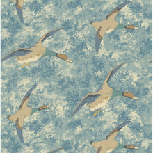FG128.H101 Forest Ducks Blue Country Walk Wallpaper by Mulberry Home