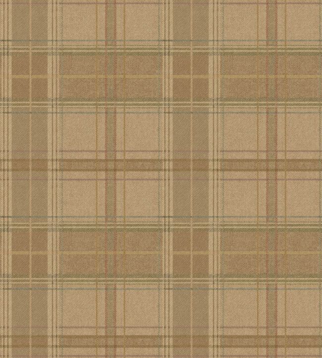 FG129.J52 Shetland Plaid Antique Garden Party 2 Wallpaper by Mulberry 