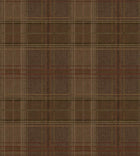 FG129.K74 Shetland Plaid Espresso Garden Party 2 Wallpaper by Mulberry