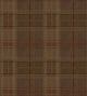 Shetland Plaid Espresso Garden Party 2 Wallpaper by Mulberry Home