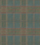 Shetland Plaid Teal Garden Party 2 Wallpaper by Mulberry Home