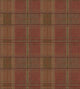 Shetland Plaid Russet Garden Party 2 Wallpaper by Mulberry Home