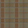 Shetland Plaid Lovat Garden Party Wallpaper by Mulberry Home