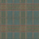 Shetland Plaid Teal Garden Party Wallpaper by Mulberry Home