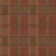 Shetland Plaid Russet Garden Party Wallpaper by Mulberry Home