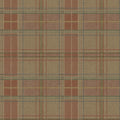 Shetland Plaid Quartz Garden Party Wallpaper by Mulberry Home