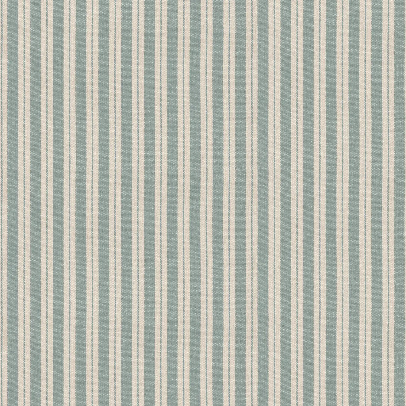 Marquee Stripe Blue Garden Party Wallpaper by Mulberry Home
