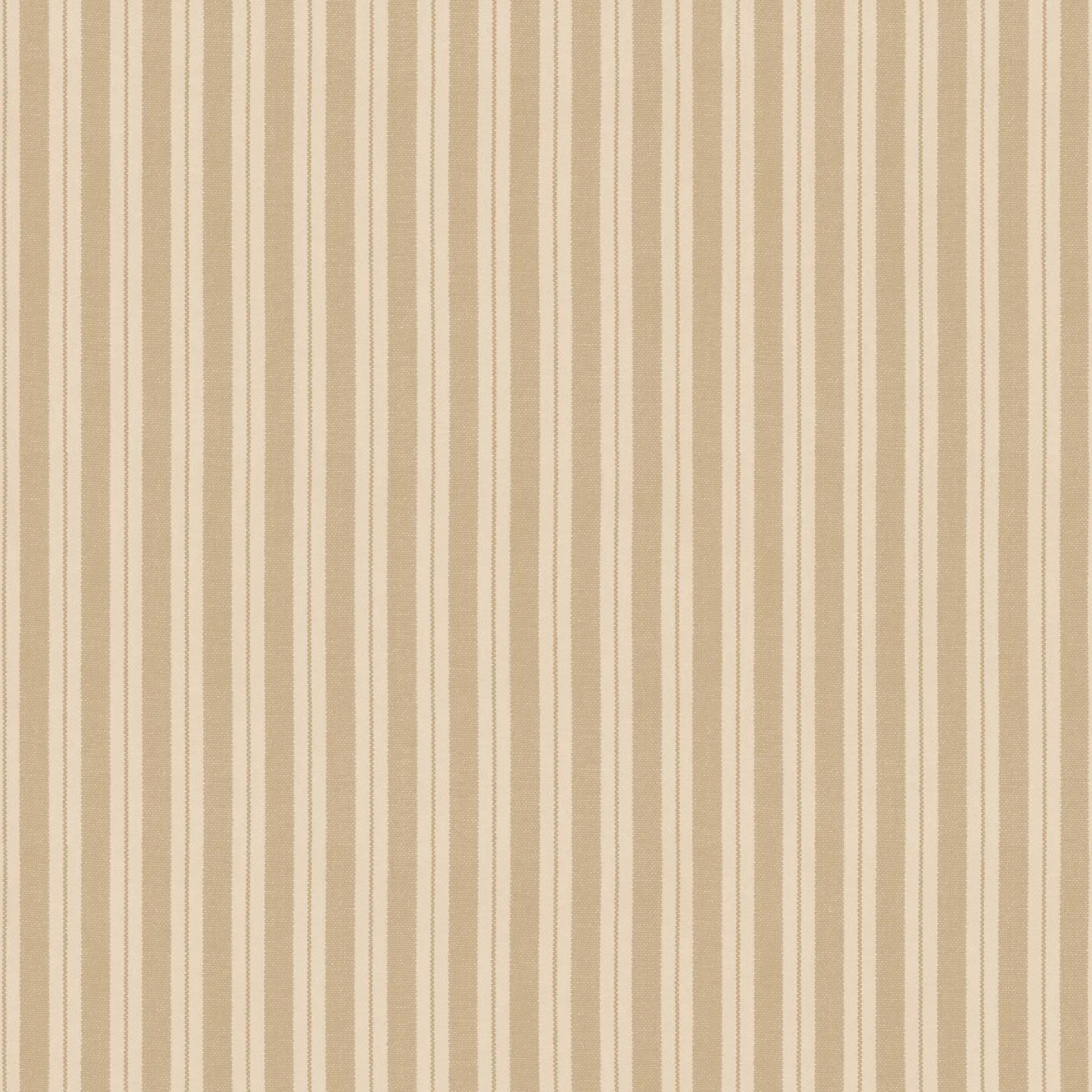 Marquee Stripe Parchment Garden Party Wallpaper by Mulberry Home