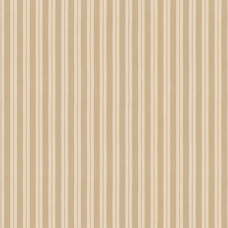 Marquee Stripe Parchment Garden Party Wallpaper by Mulberry Home