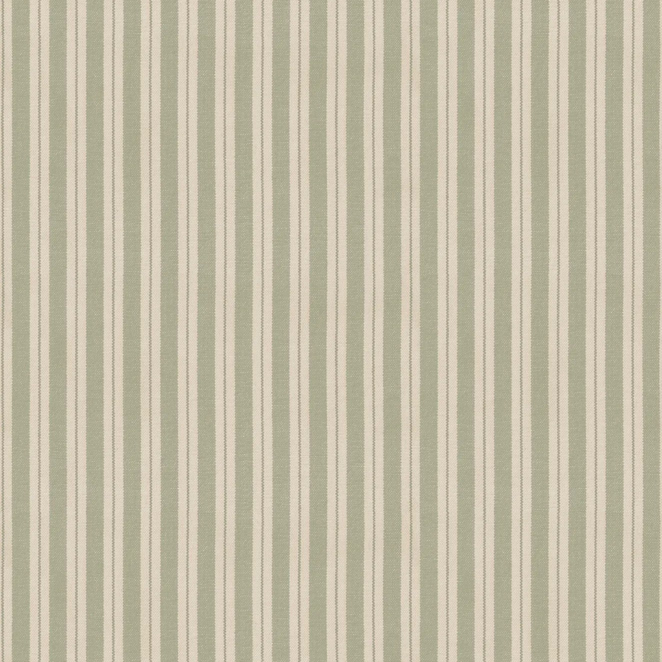 Marquee Stripe Sage Garden Party Wallpaper by Mulberry Home