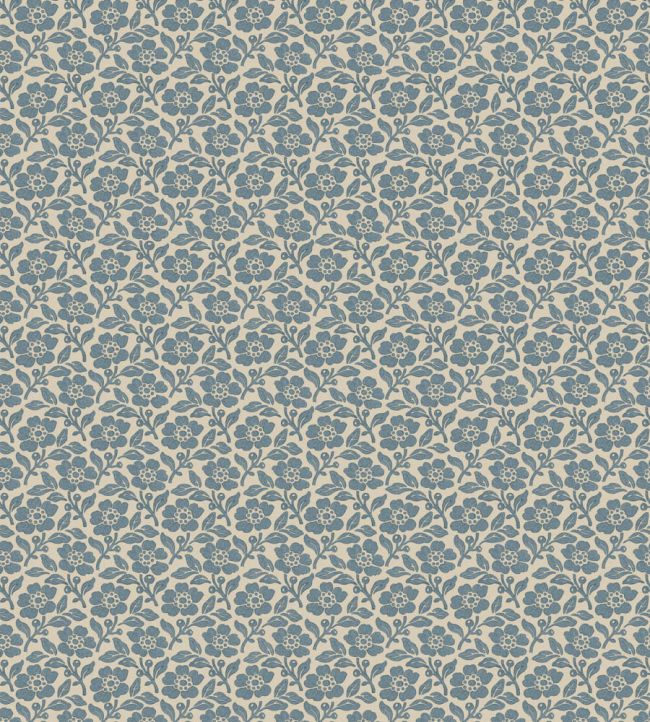 FG131.H101 Martock Sprig Blue Garden Party 2 Wallpaper by Mulberry Hom