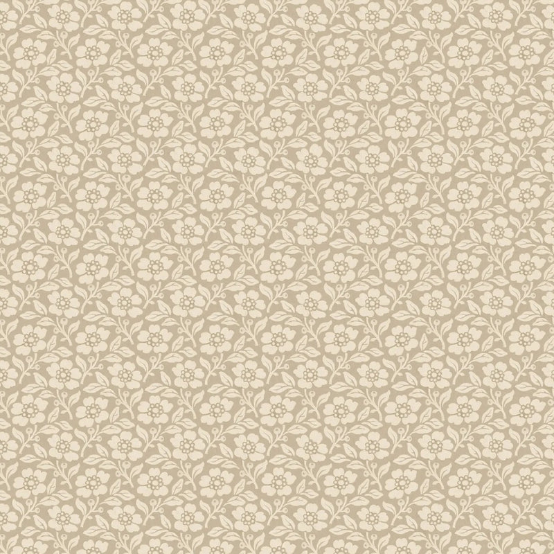 Martock Sprig Parchment Garden Party Wallpaper by Mulberry Home