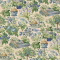 Mulberry Garden Blue/Green Garden Party Wallpaper by Mulberry Home