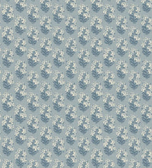 FG133.G34 Heirloom Sprig Denim Garden Party 2 Wallpaper by Mulberry Ho