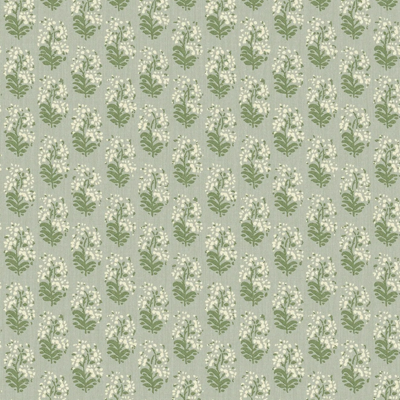 Heirloom Sprig Lovat Garden Party Wallpaper by Mulberry Home
