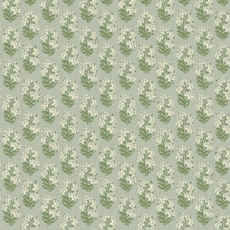 Heirloom Sprig Lovat Garden Party Wallpaper by Mulberry Home