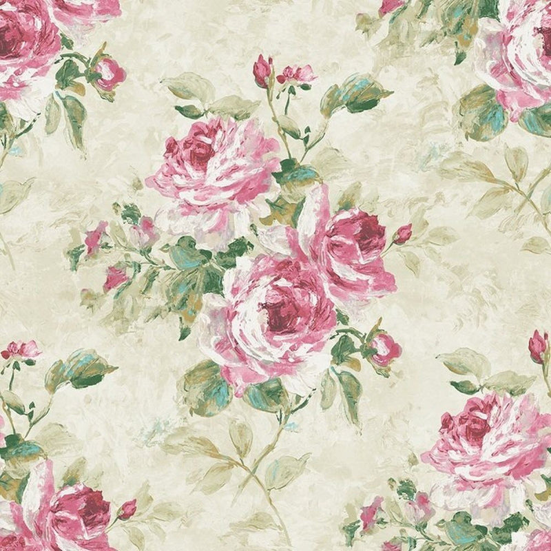 FI70401 English Rose French Impressionist Wallpaper by Today Interiors