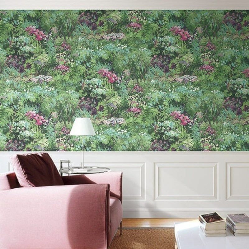 FI70701 Wild Flower French Impressionist Wallpaper by Today Interiors