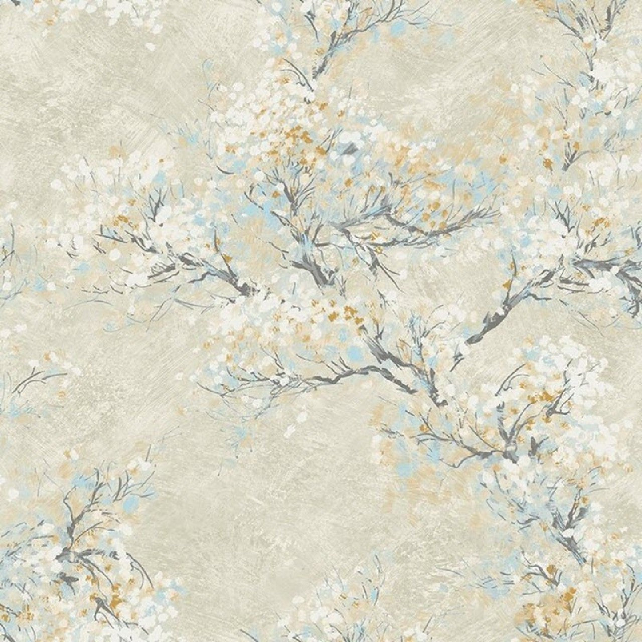FI71105 Cherry Blossom Bloom French Impressionist Wallpaper by Today Interiors