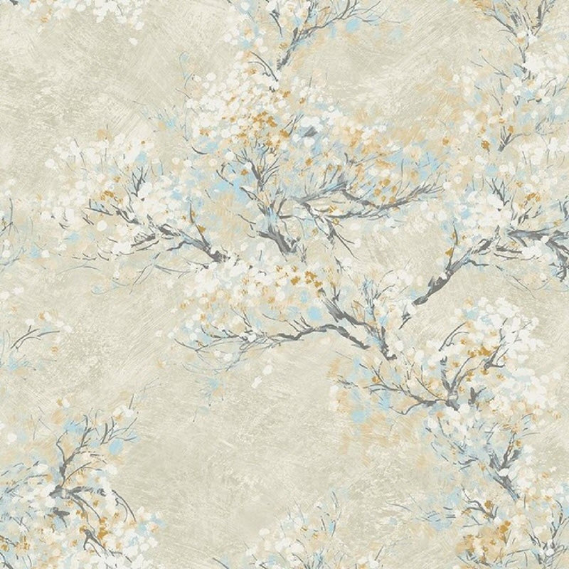 FI71105 Cherry Blossom Bloom French Impressionist Wallpaper by Today Interiors