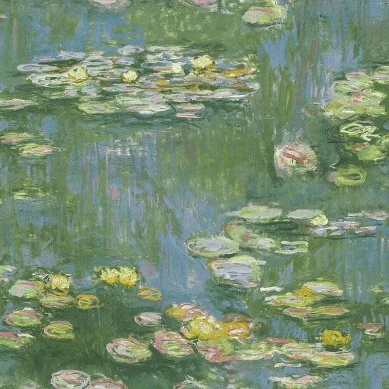 FI71502 Water Lilies French Impressionist Wallpaper by Today Interiors