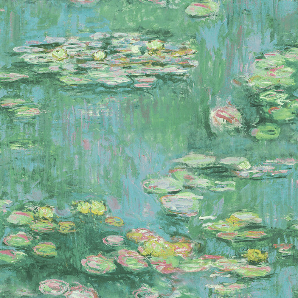 FI71800M Water Lilies French Impressionist Wallpaper by Today Interiors