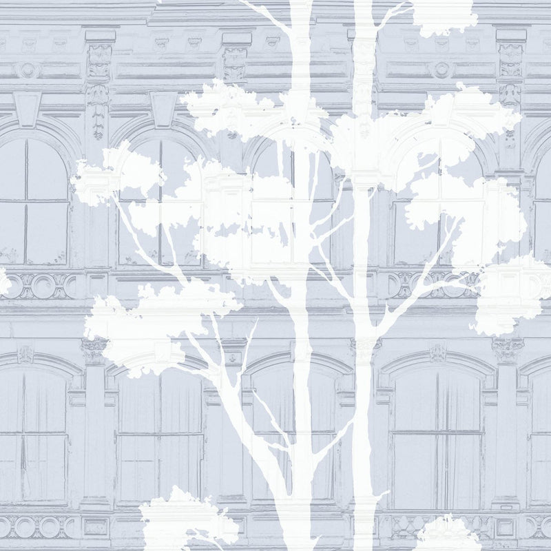 FJ31508 Architecture With Tree Shadow Transition Wallpaper by Today Interiors