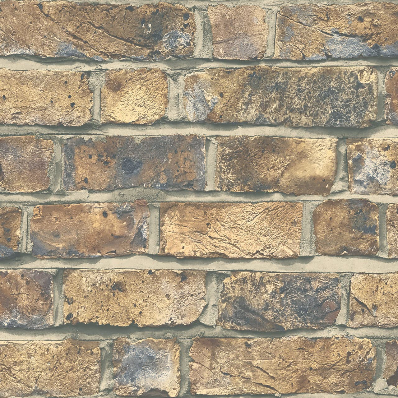 FJ31702 Battersea Brick Transition Wallpaper by Today Interiors