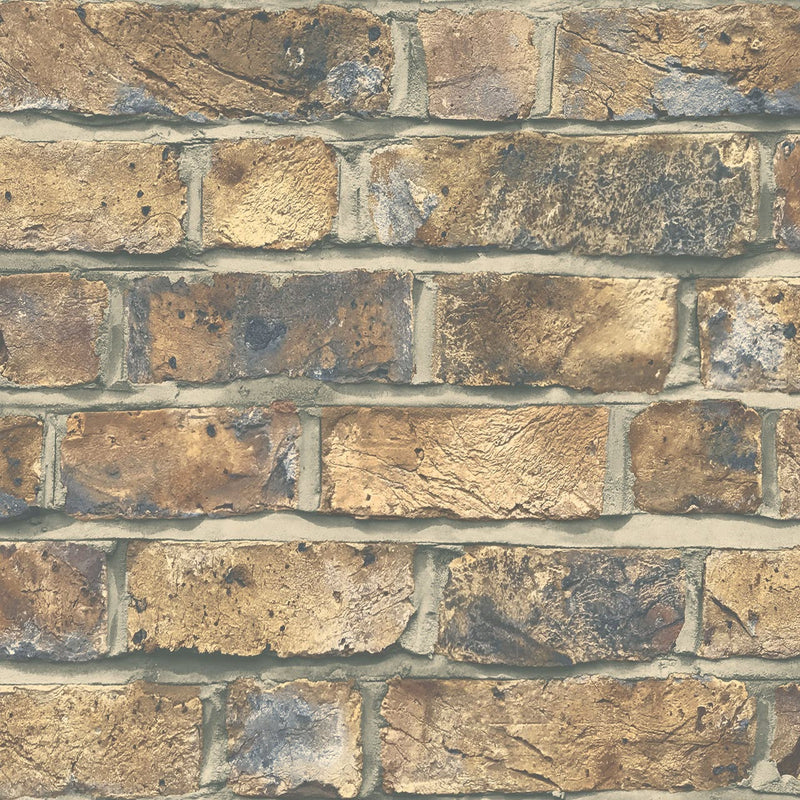 FJ31702 Battersea Brick Transition Wallpaper by Today Interiors