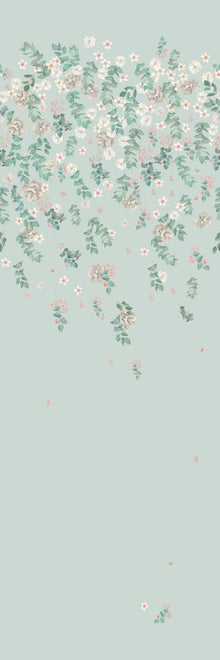 FL06 Florella Light Green Les Vangardes Mural by Tres Tintas