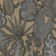 Grafic Leaves Motif Flourish Beige and Brown Wallpaper By Galerie