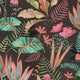 Mix Leaves Motif Flourish Green and Pink Wallpaper By Galerie
