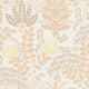 Dreaming Garden Motif Flourish Yellow and Orange Wallpaper By Galerie