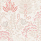 Dreaming Garden Motif Flourish Grey and Pink Wallpaper By Galerie