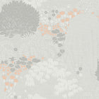 FL61130 Fairytale Leaves Motif Flourish Grey and Pink Wallpaper By Galerie