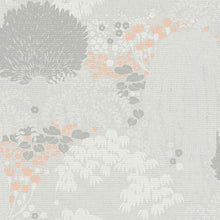 FL61130 Fairytale Leaves Motif Flourish Grey and Pink Wallpaper By Galerie