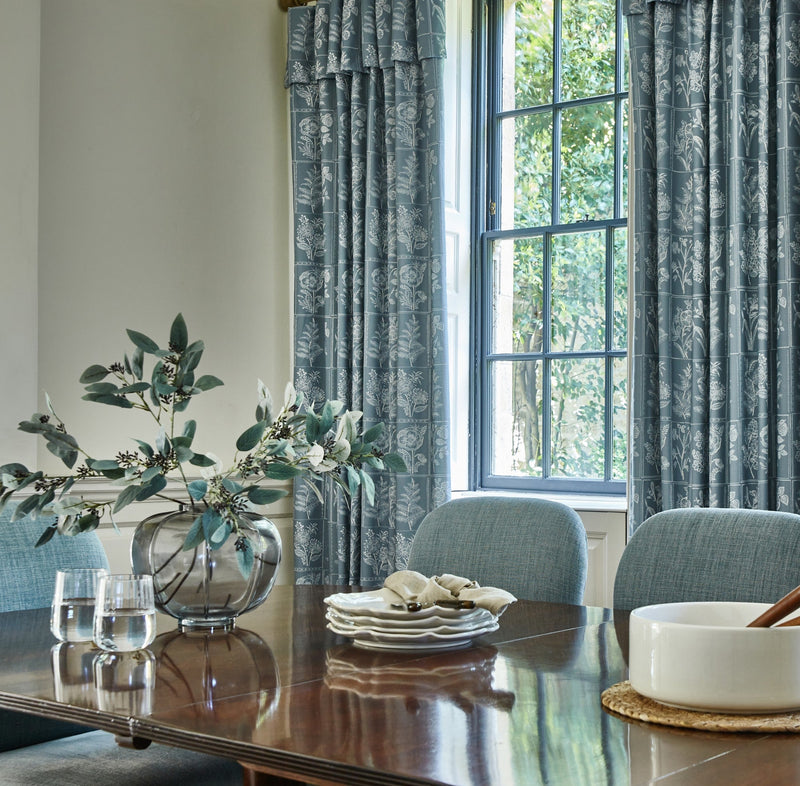Novoli Smoke Florence Fabric by Prestigious Textiles | 4310/907