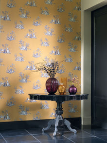 FONT81517105 Scene Bucolique Fontainebleau Wallpaper By Casadeco