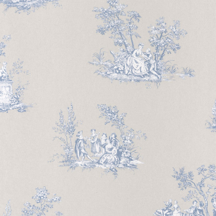 FONT81516206 Scene Bucolique Fontainebleau Wallpaper By Casadeco