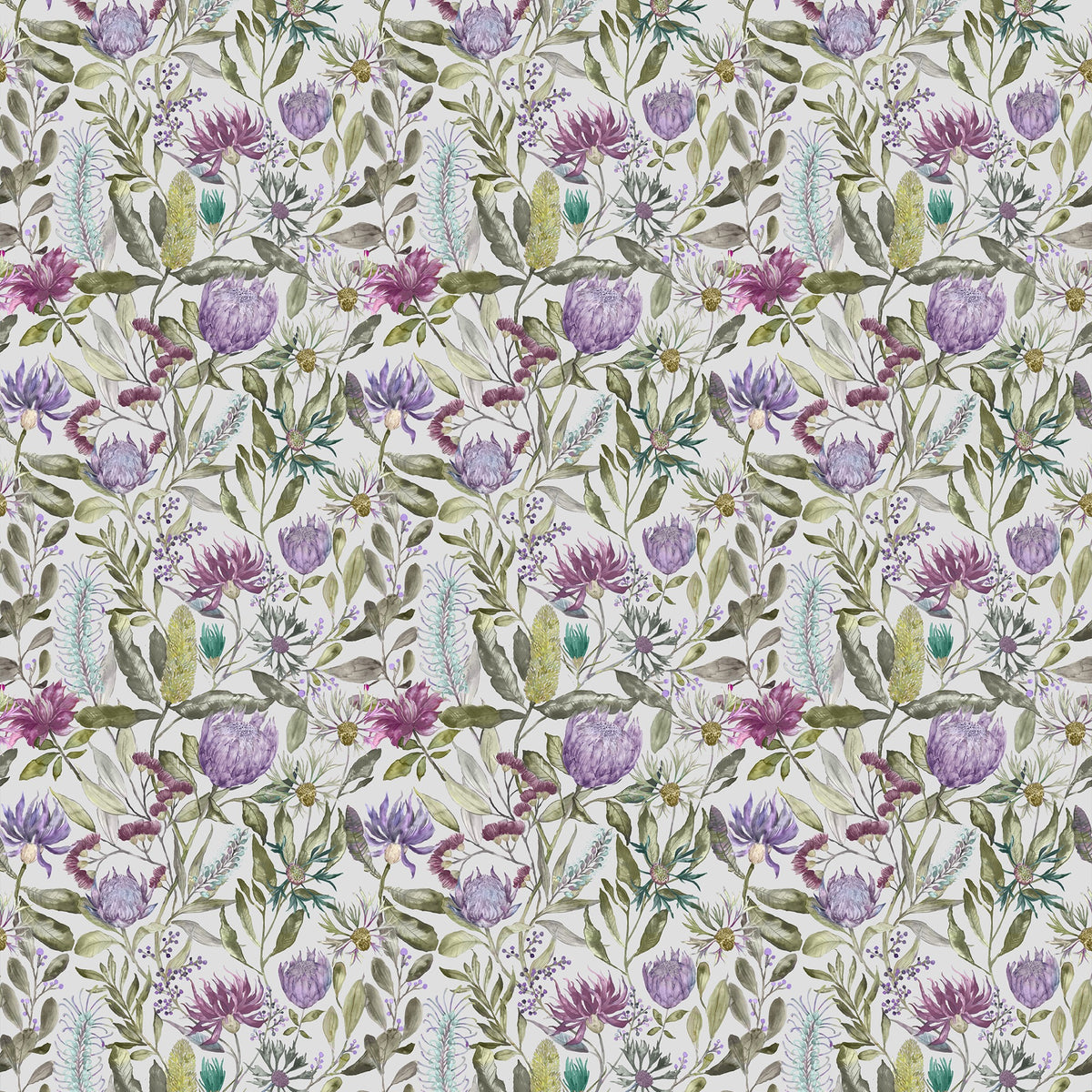 Fortazela Violet Ikon Wallpaper by Voyage Maison | FORTAZE/WPO/VIO