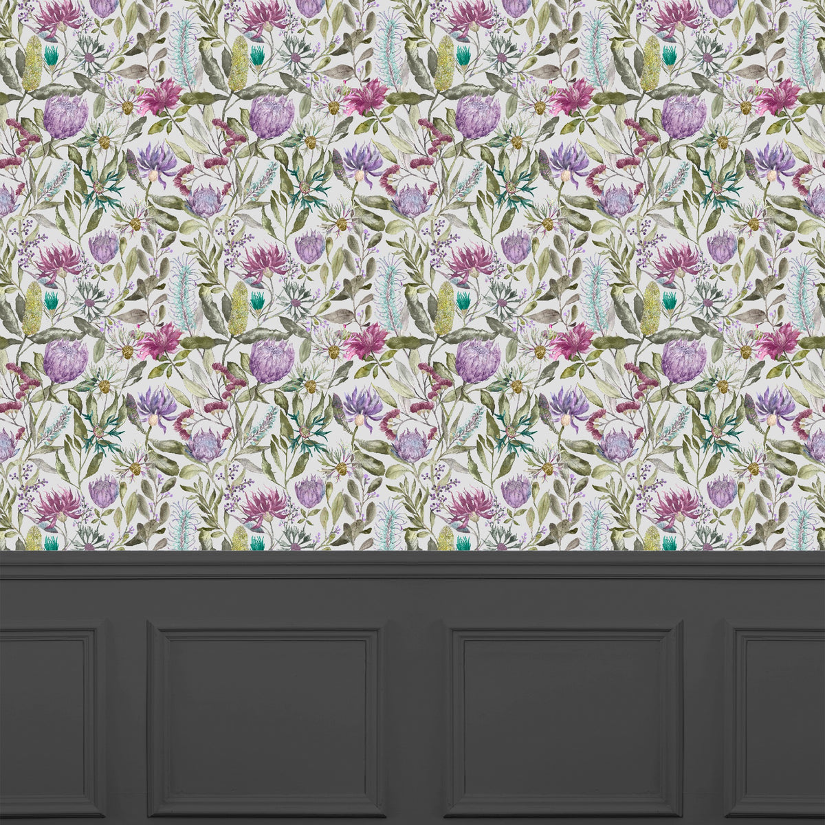 Fortazela Violet Ikon Wallpaper by Voyage Maison | FORTAZE/WPO/VIO