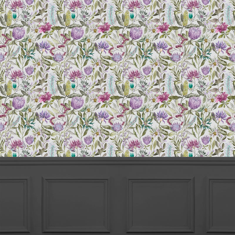 Fortazela Violet Ikon Wallpaper by Voyage Maison | FORTAZE/WPO/VIO